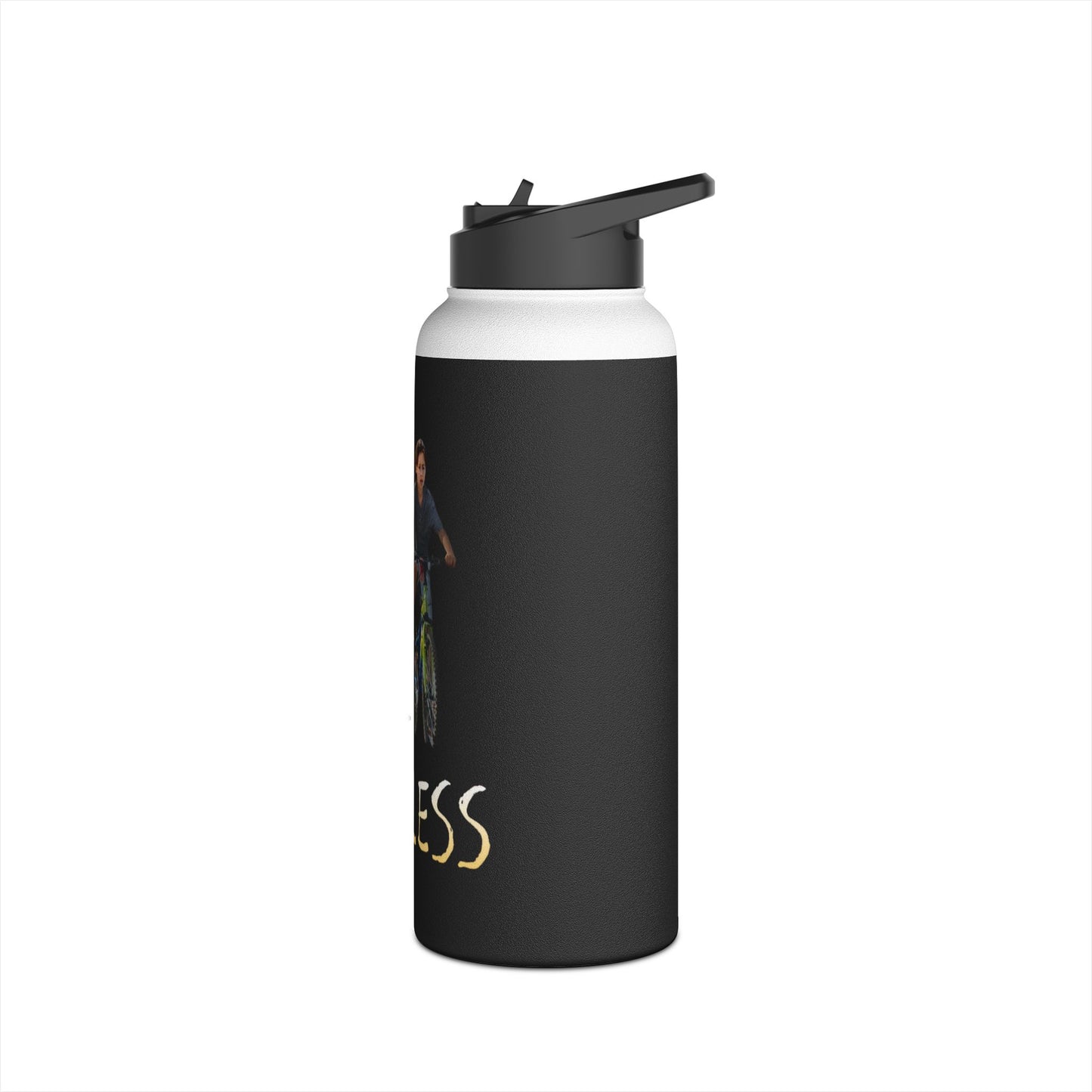 Fearless Stainless Steel Water Bottle, Featuring Mike and Alex