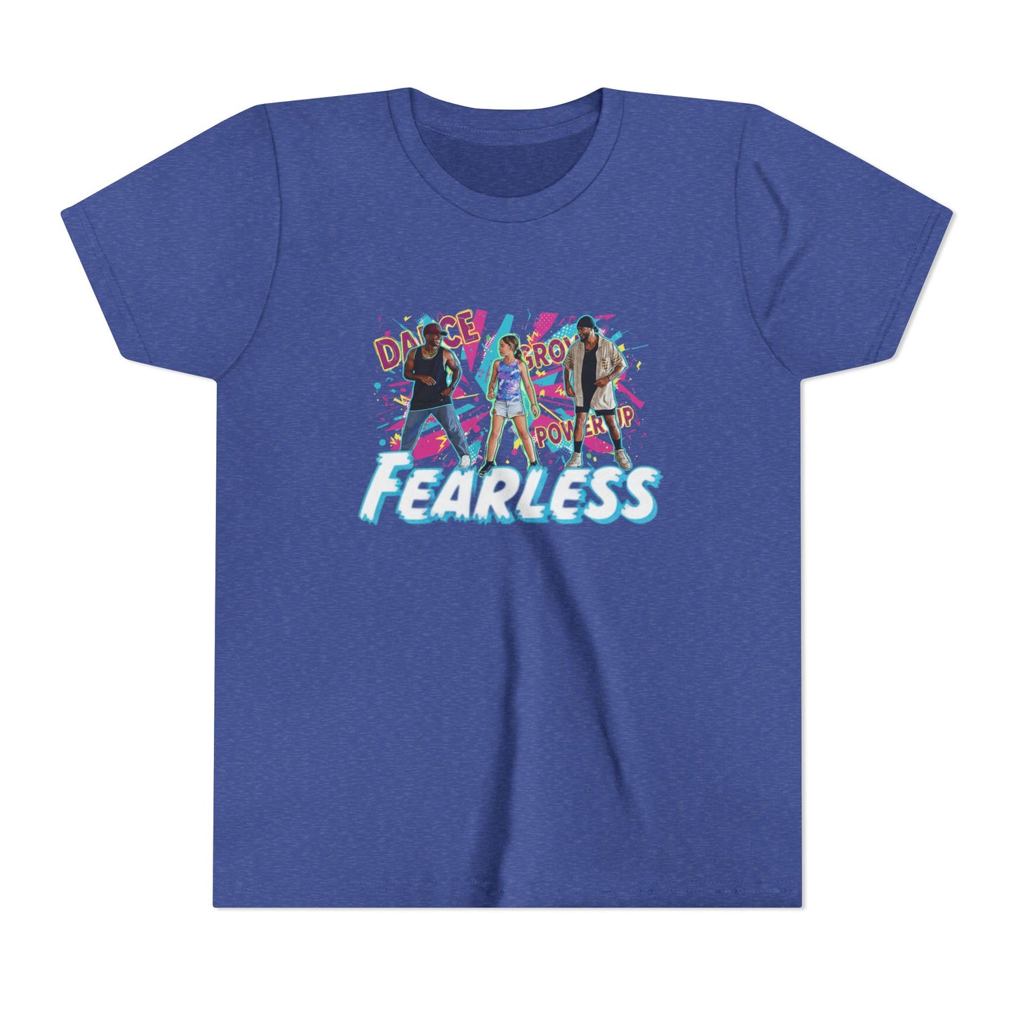 Ferless Empowerment Youth Tee, Girls Short Sleeve Shirt, Stylish Kid's Top, Inspiring Graphic Tee, Gift for Young Activists