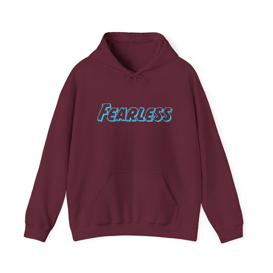Fearless Unisex Hooded Sweatshirt, Inspirational Hoodie for Everyday, Casual Wear, Gift for Friends, Motivational Apparel