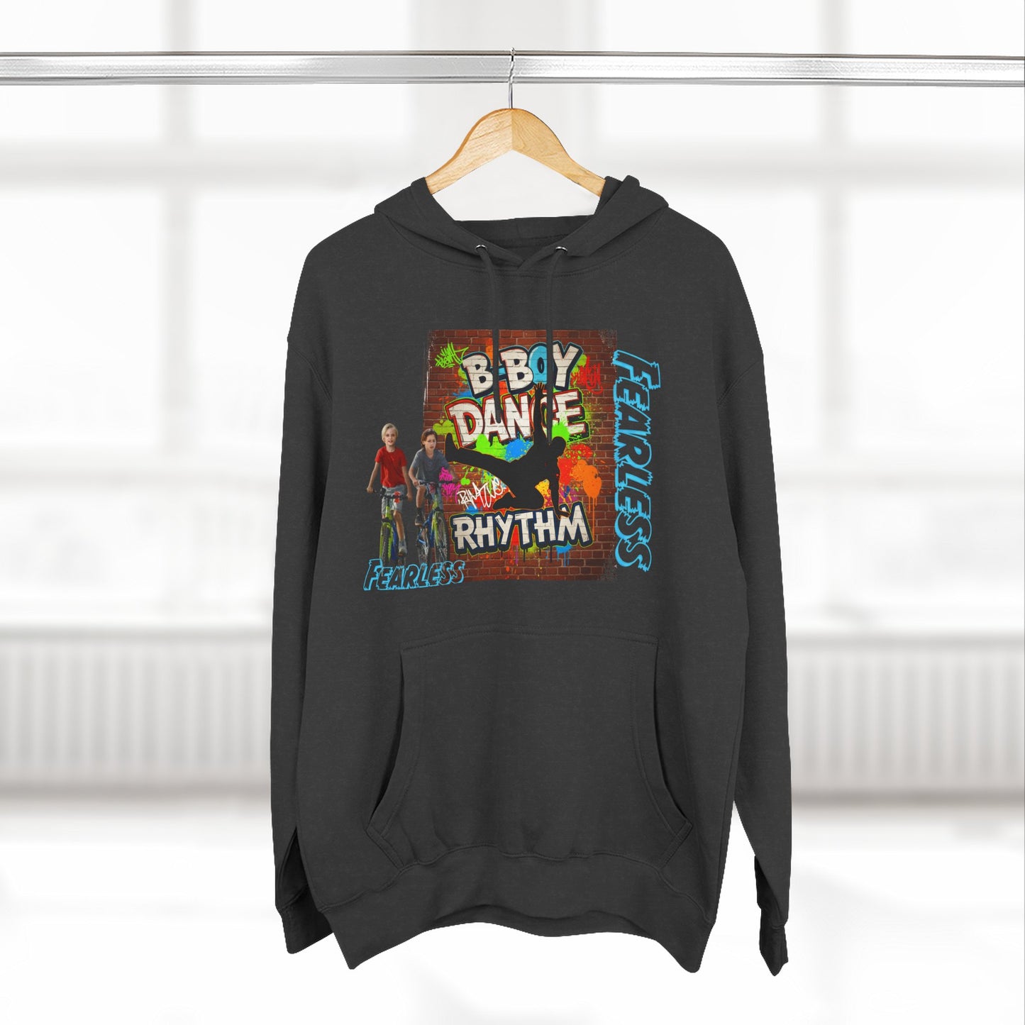 Vibrant Dance Hoodie, Dance Sweatshirt, Music Lovers Gift, Festival Attire, Youth Hoodie, Fun Casual Wear