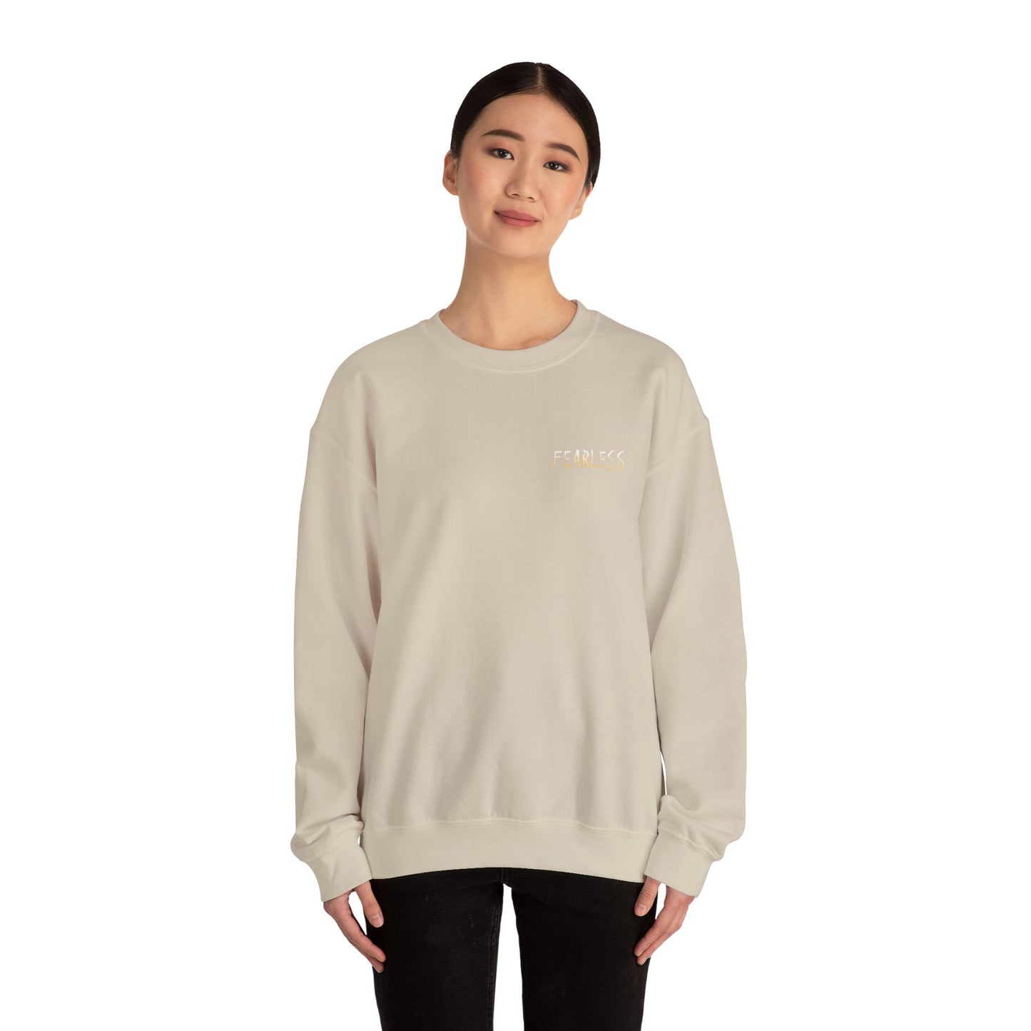 Fearless Crewneck Sweatshirt - Cozy Style for Bold Individuals, Unisex Pullover for Everyday Wear, Gift for Friends & Family
