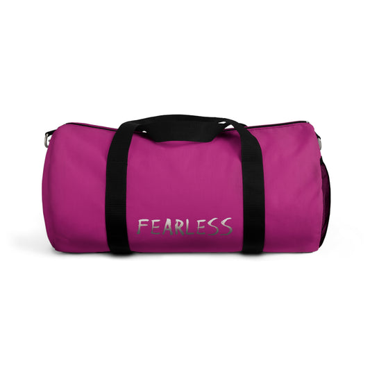 Fearless Duffel Bag - Motivational Gym Bag, Travel Tote, Sports Bag, Weekend Getaway Bag, Fitness Gear Holder