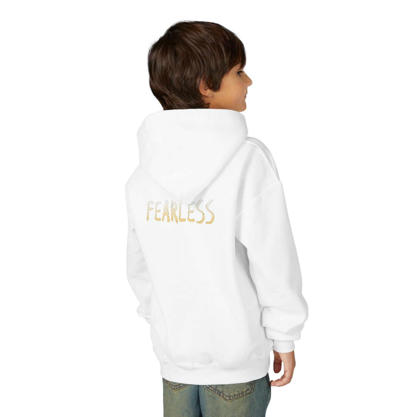 Fearless Family Fun Youth Sweatshirt | Cozy Gift for Kids | Family Gatherings | Trendy Fashion | Cool Kids Hoodie | Inspirational Apparel