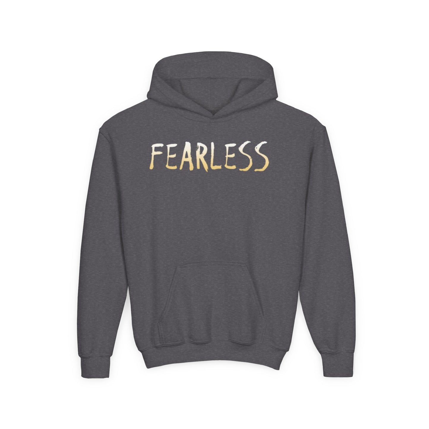 Youth Hoodie with Fearless & Dance Vibes, Inspirational Gift, Dance Apparel, Urban Style, Teen Fashion