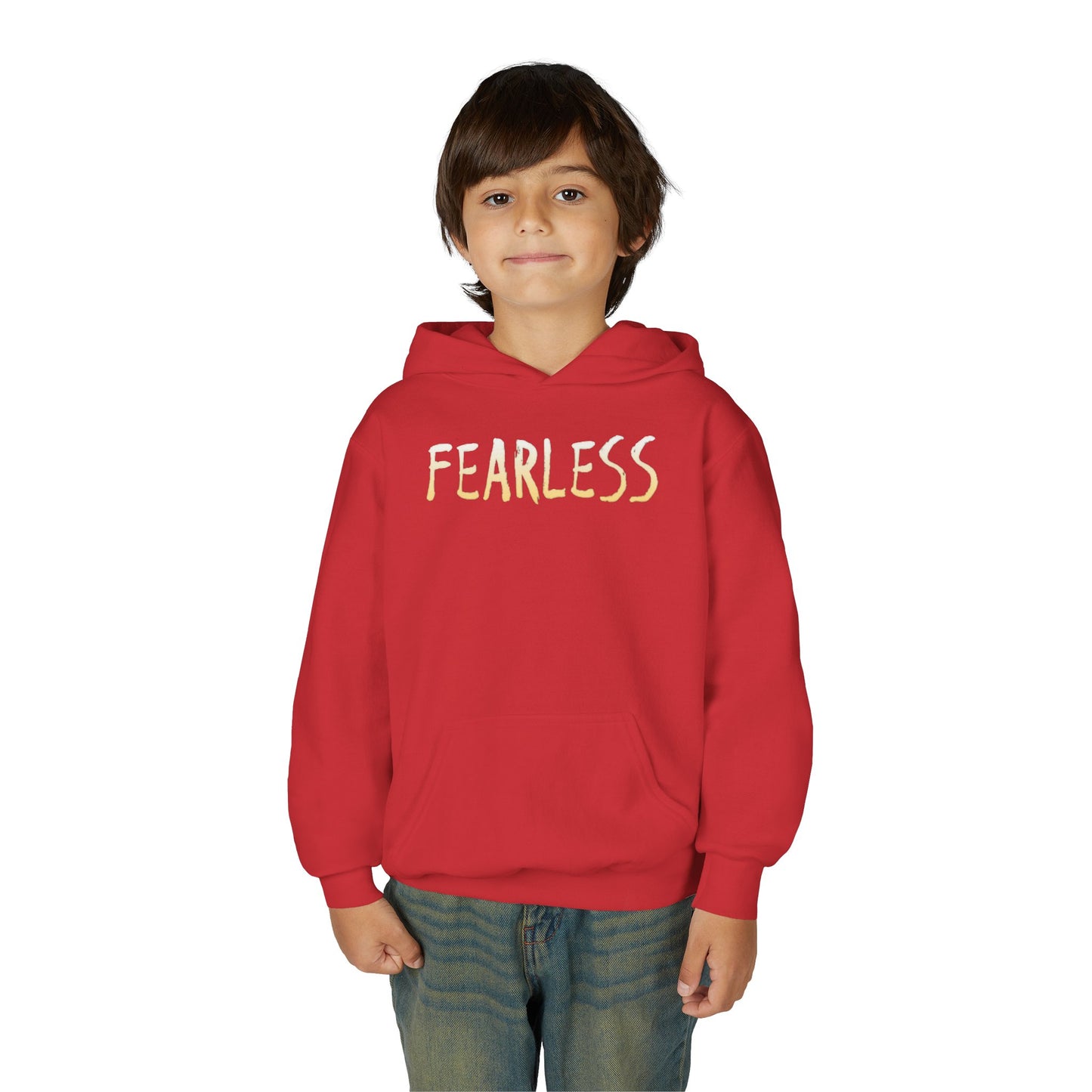 Youth Hoodie with Fearless & Dance Vibes, Inspirational Gift, Dance Apparel, Urban Style, Teen Fashion