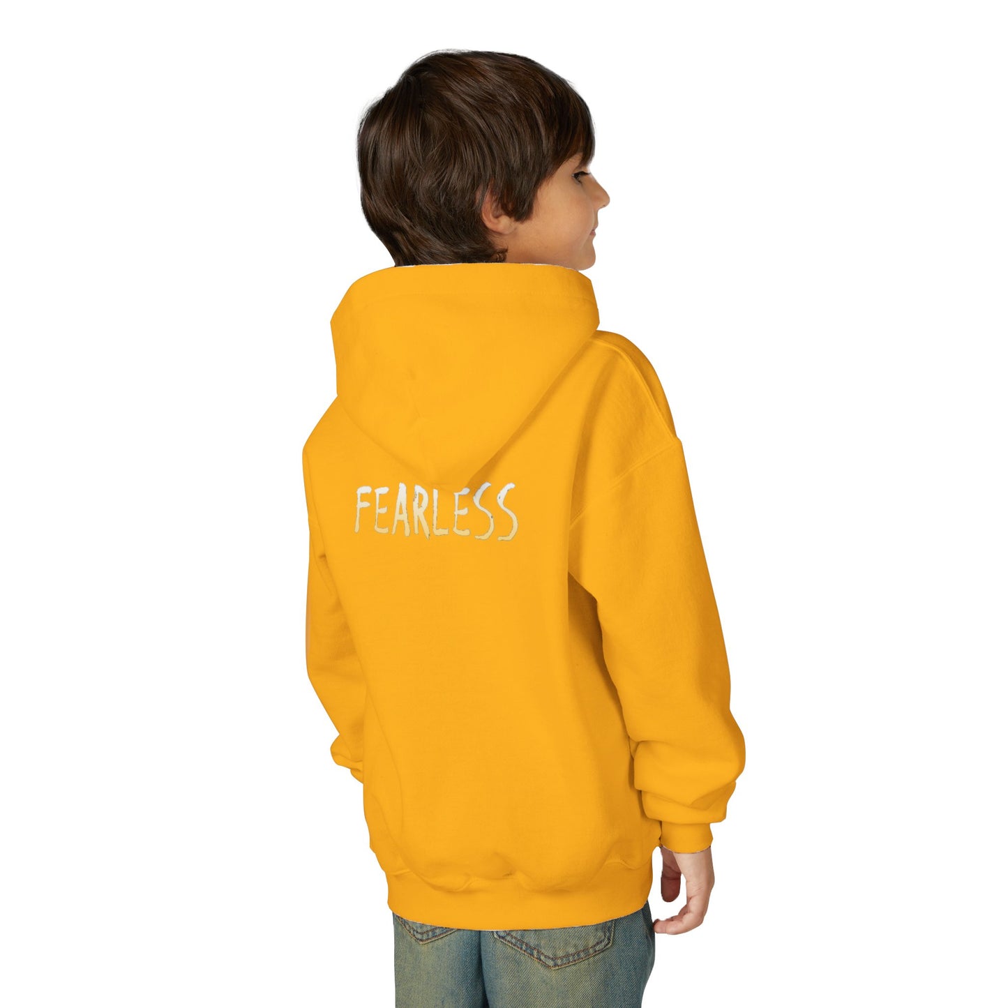 Fearless Family Fun Youth Sweatshirt | Cozy Gift for Kids | Family Gatherings | Trendy Fashion | Cool Kids Hoodie | Inspirational Apparel