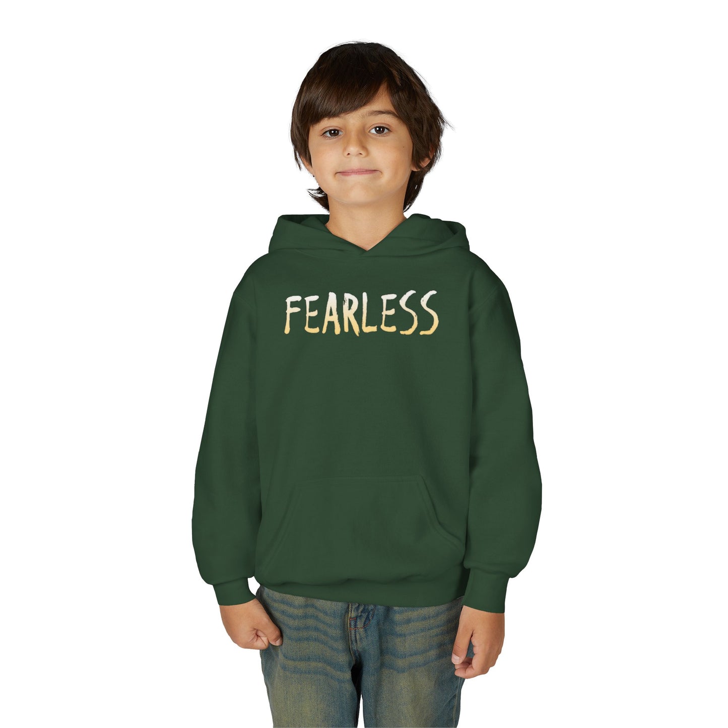 Youth Hoodie with Fearless & Dance Vibes, Inspirational Gift, Dance Apparel, Urban Style, Teen Fashion