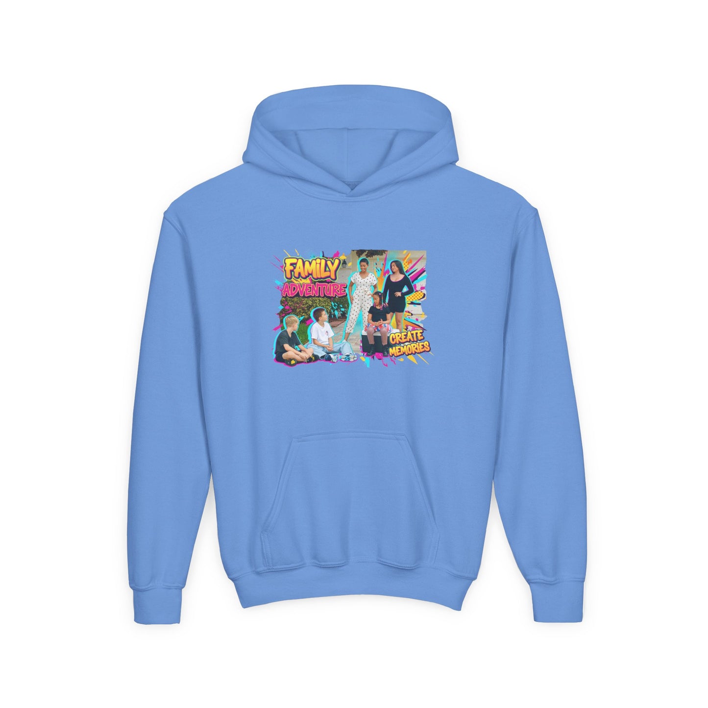 Fearless Family Fun Youth Sweatshirt | Cozy Gift for Kids | Family Gatherings | Trendy Fashion | Cool Kids Hoodie | Inspirational Apparel