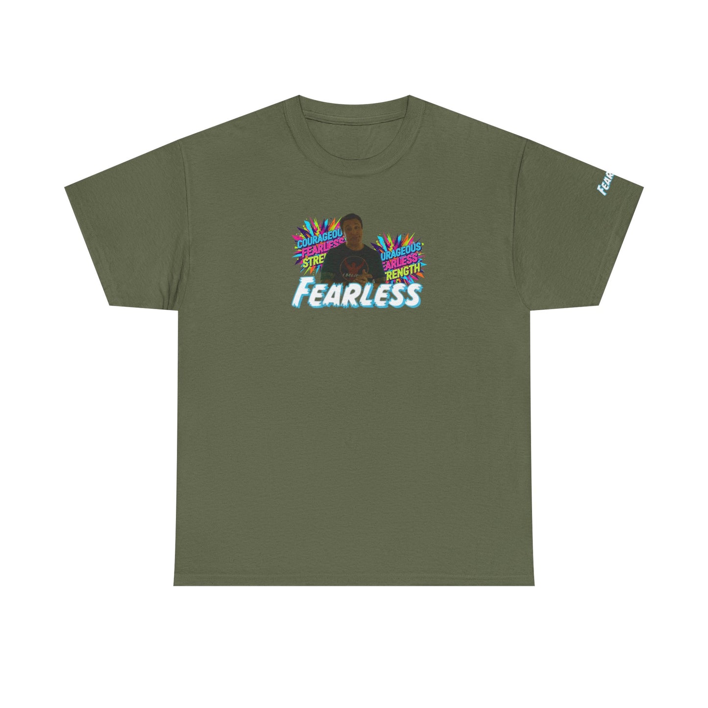 Fearless Unisex Heavy Cotton Tee, Motivational Shirt, Affirmation Tee, Gift for Her, Everyday Wear, Empowerment Apparel, Inspirational [...]