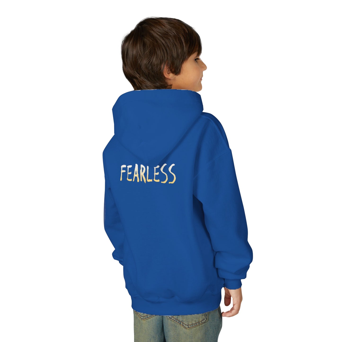 Fearless Family Fun Youth Sweatshirt | Cozy Gift for Kids | Family Gatherings | Trendy Fashion | Cool Kids Hoodie | Inspirational Apparel