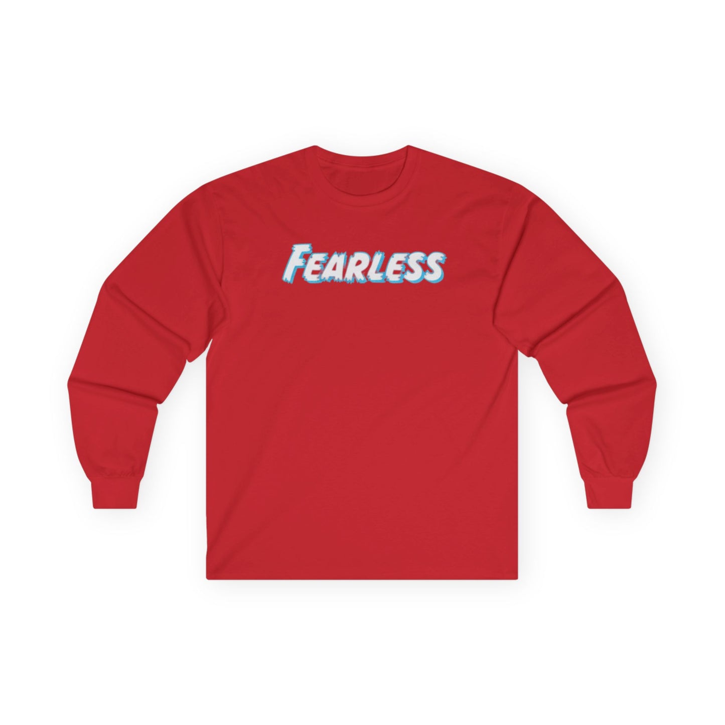 Fearless Long Sleeve Tee, Unisex Casual Shirt, Motivational Apparel, Gift for Him/Her, Trendy Graphic Tee, Everyday Wear