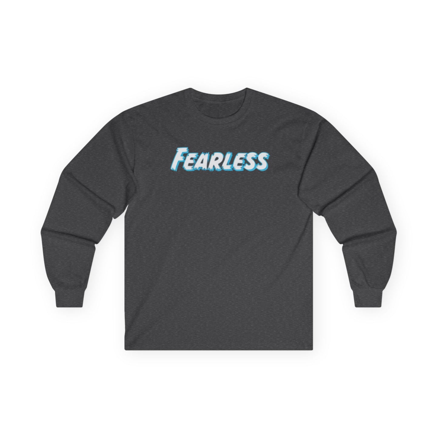 Fearless Long Sleeve Tee, Unisex Casual Shirt, Motivational Apparel, Gift for Him/Her, Trendy Graphic Tee, Everyday Wear