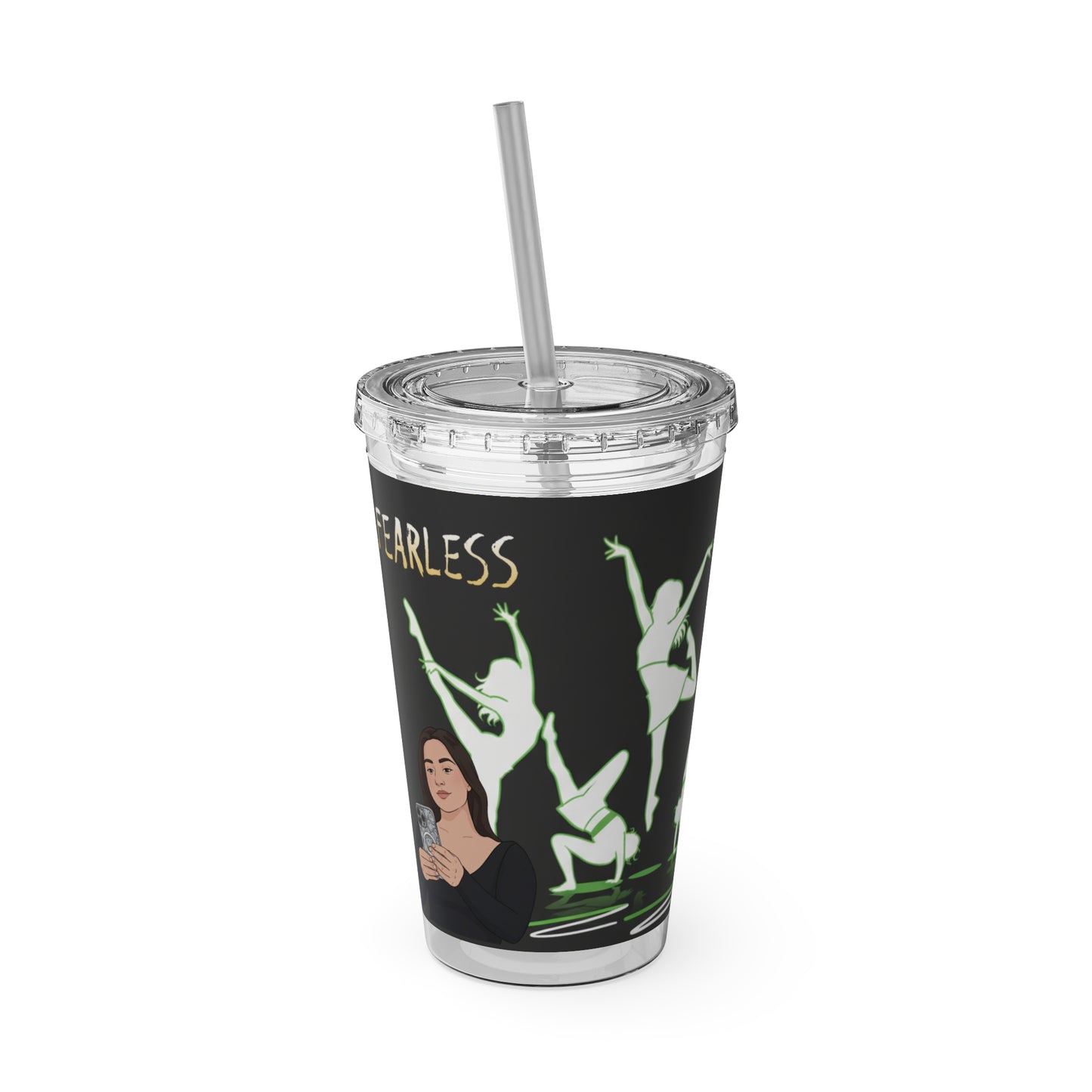 Personalized Sunsplash Tumbler with Straw, Custom Travel Cup, Drinkware for Her, Everyday Hydration, Gifts for Friends