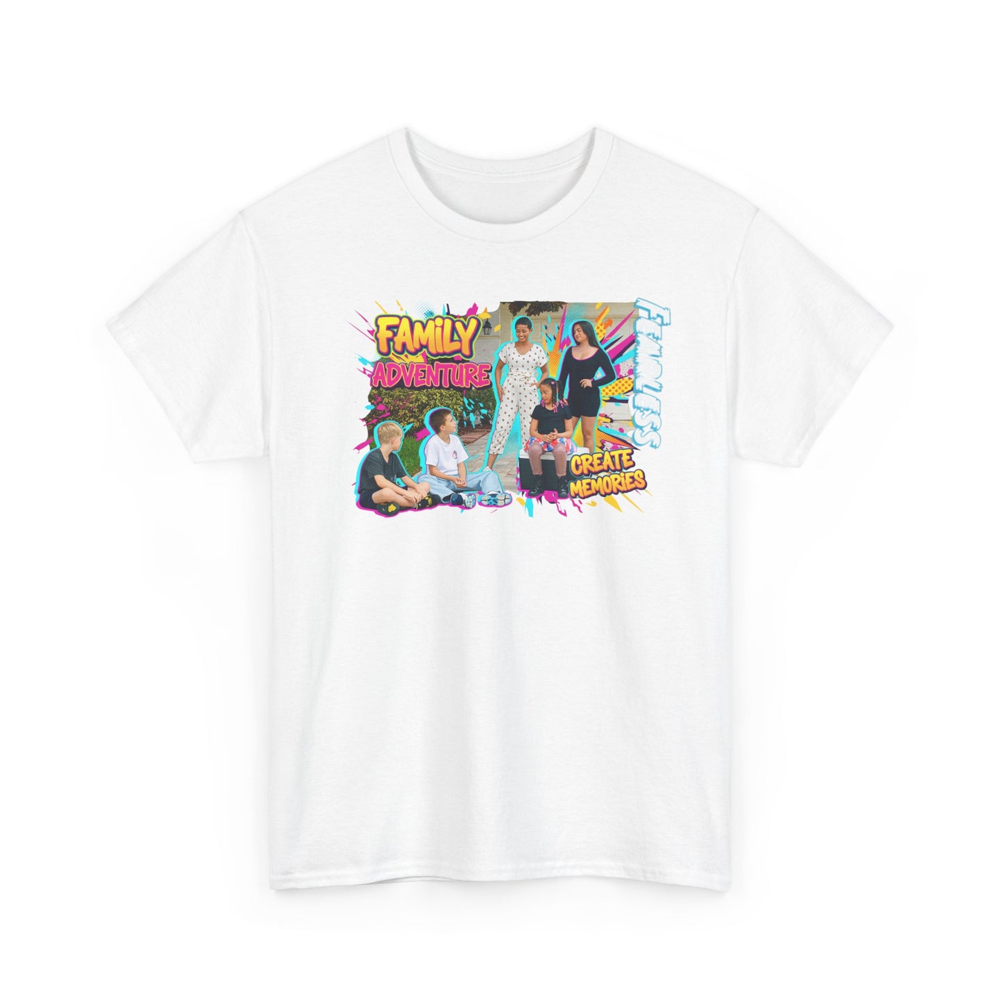 Family Adventure Unisex Heavy Cotton Tee, Casual Wear, Birthday Gift, Family Reunion Shirt, Fun Summer Tee, Unique Graphic Tee