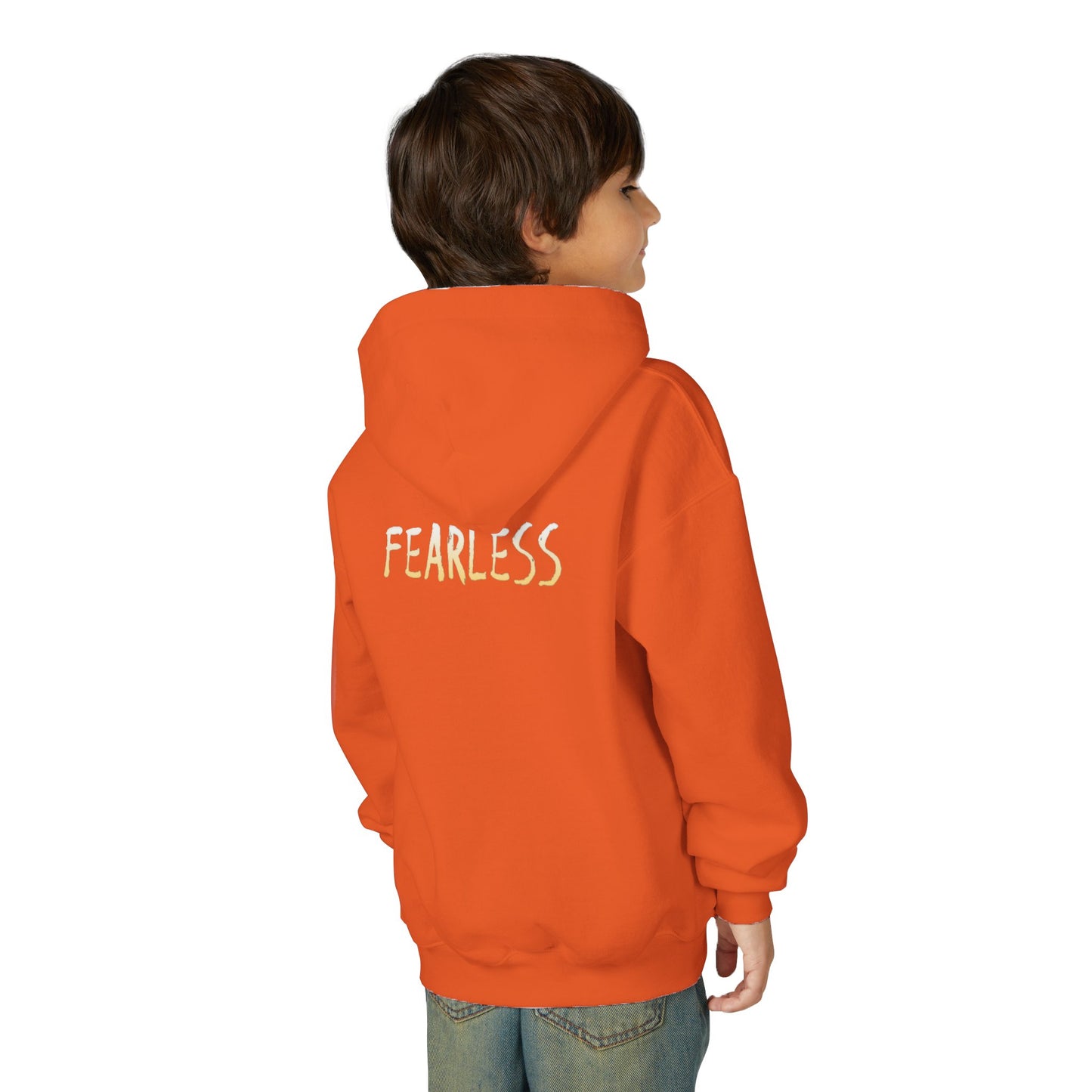 Fearless Family Fun Youth Sweatshirt | Cozy Gift for Kids | Family Gatherings | Trendy Fashion | Cool Kids Hoodie | Inspirational Apparel