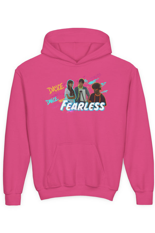 Youth Fearless Hoodie - Trendy Sweatshirt for Dance Enthusiasts, Perfect Gift for Kids, Cozy Layer, Birthday Present, Dance Team Gear