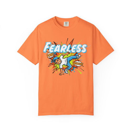 Fearless Graphic Unisex T-Shirt - Bold Streetwear, Summer Casual, Gift for Kids, Adventure Lovers, Empowering Tees