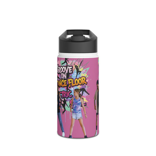 Dance-Inspired Stainless Steel Water Bottle, Groovy Water Bottle, Fearless Hydration Bottle, Eco-Friendly Drinkware, Fitness Gift