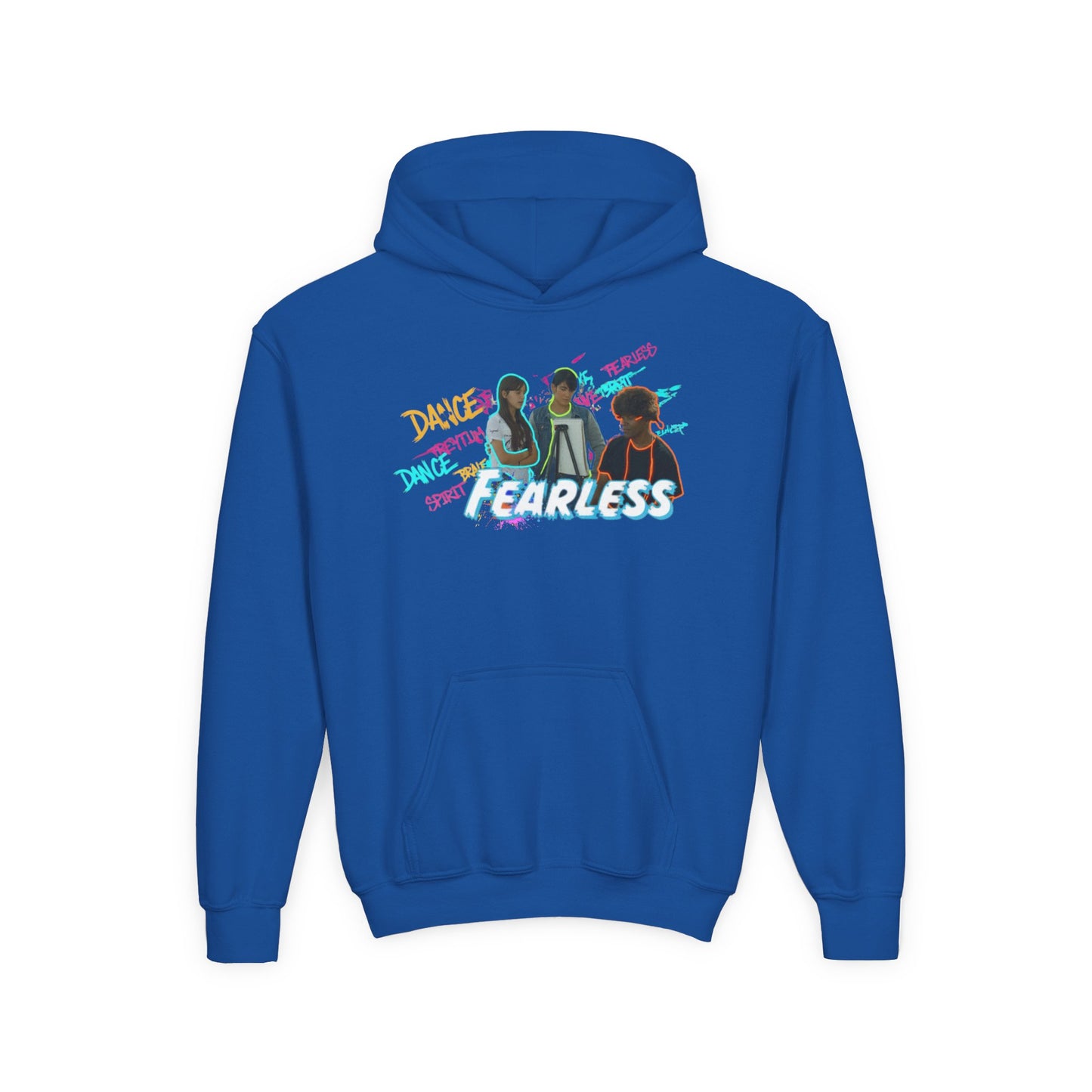 Youth Fearless Hoodie - Trendy Sweatshirt for Dance Enthusiasts, Perfect Gift for Kids, Cozy Layer, Birthday Present, Dance Team Gear