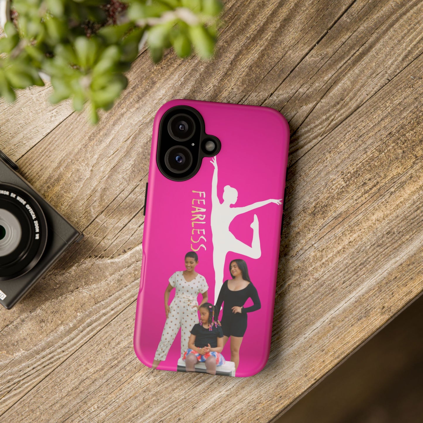 Fearless Phone Case - Tough Cases for Confident Souls, Unique Phone Accessory, Gift for Dancers, Empowering Design, Trendy Tech Style
