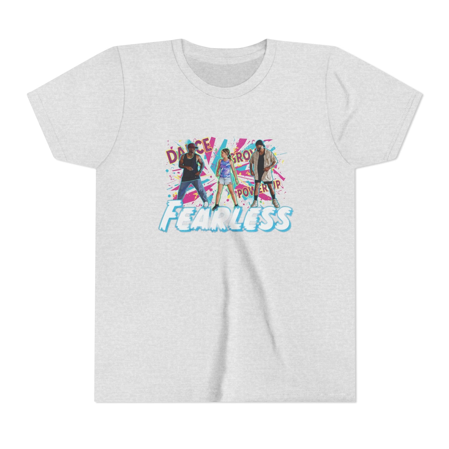 Ferless Empowerment Youth Tee, Girls Short Sleeve Shirt, Stylish Kid's Top, Inspiring Graphic Tee, Gift for Young Activists