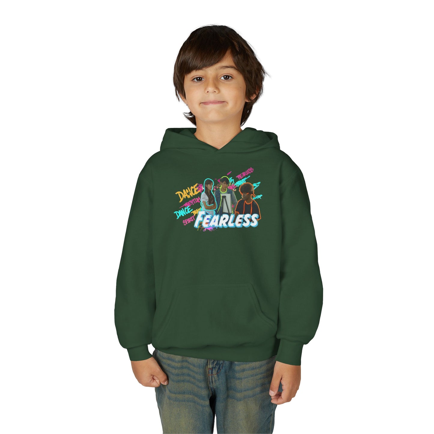 Youth Fearless Hoodie - Trendy Sweatshirt for Dance Enthusiasts, Perfect Gift for Kids, Cozy Layer, Birthday Present, Dance Team Gear