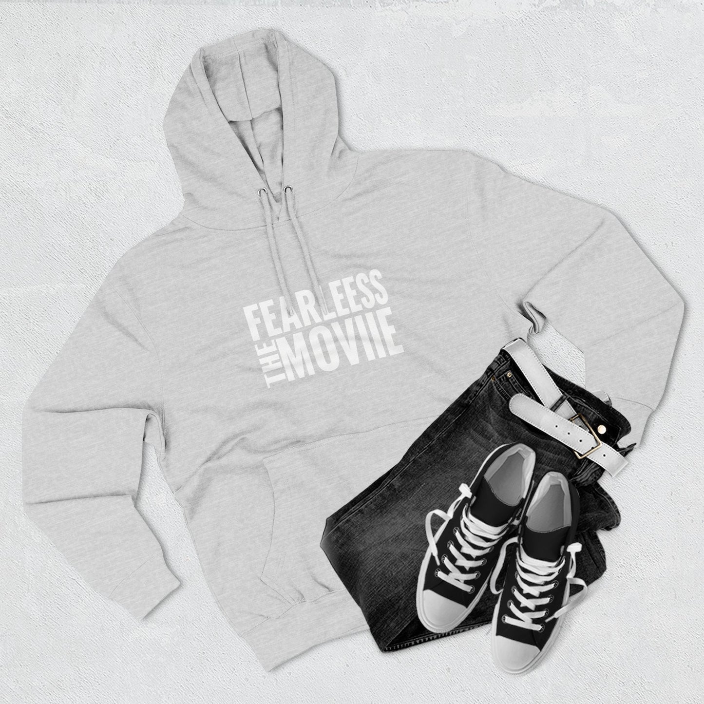 Fearless Movie Three-Panel Fleece Hoodie - Cozy Sweatshirt for Movie Lovers, Perfect Gift for Film Buffs, Ideal for Relaxing, [...]