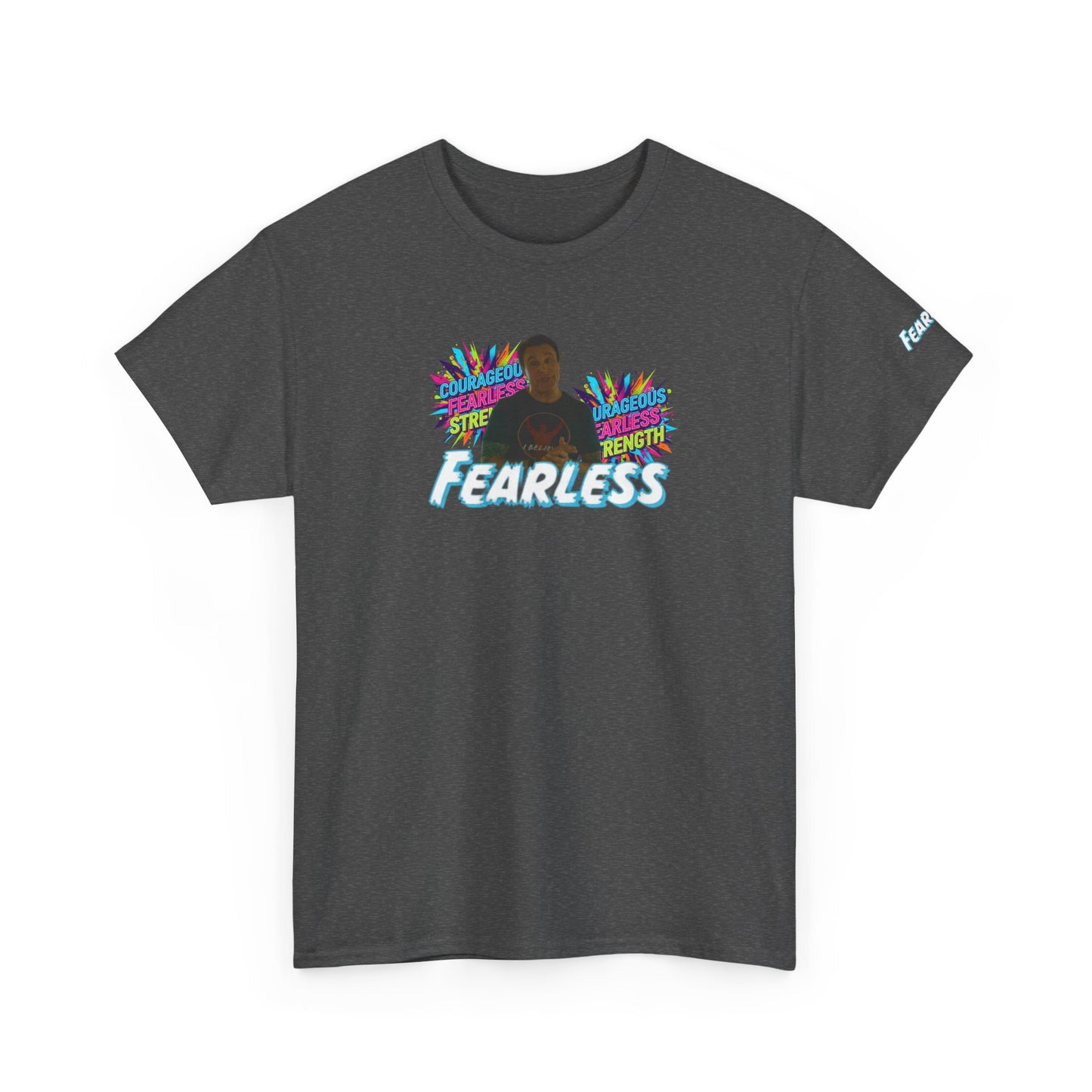 Fearless Unisex Heavy Cotton Tee, Motivational Shirt, Affirmation Tee, Gift for Her, Everyday Wear, Empowerment Apparel, Inspirational [...]