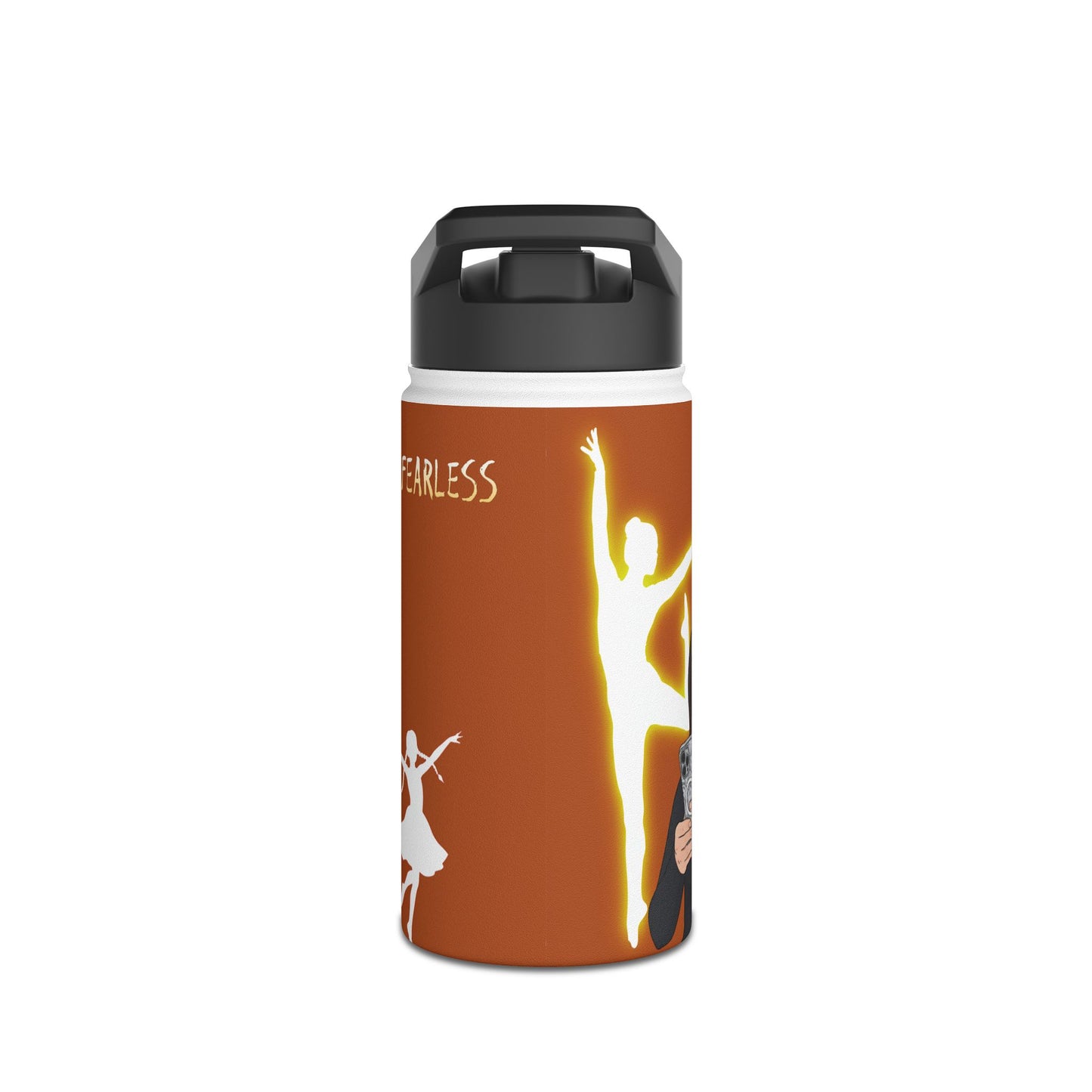 Fearless Stainless Steel Water Bottle for Dancers, Hydration on the Go, Fitness Gift, Motivational Water Bottle, Active Lifestyle, [...]
