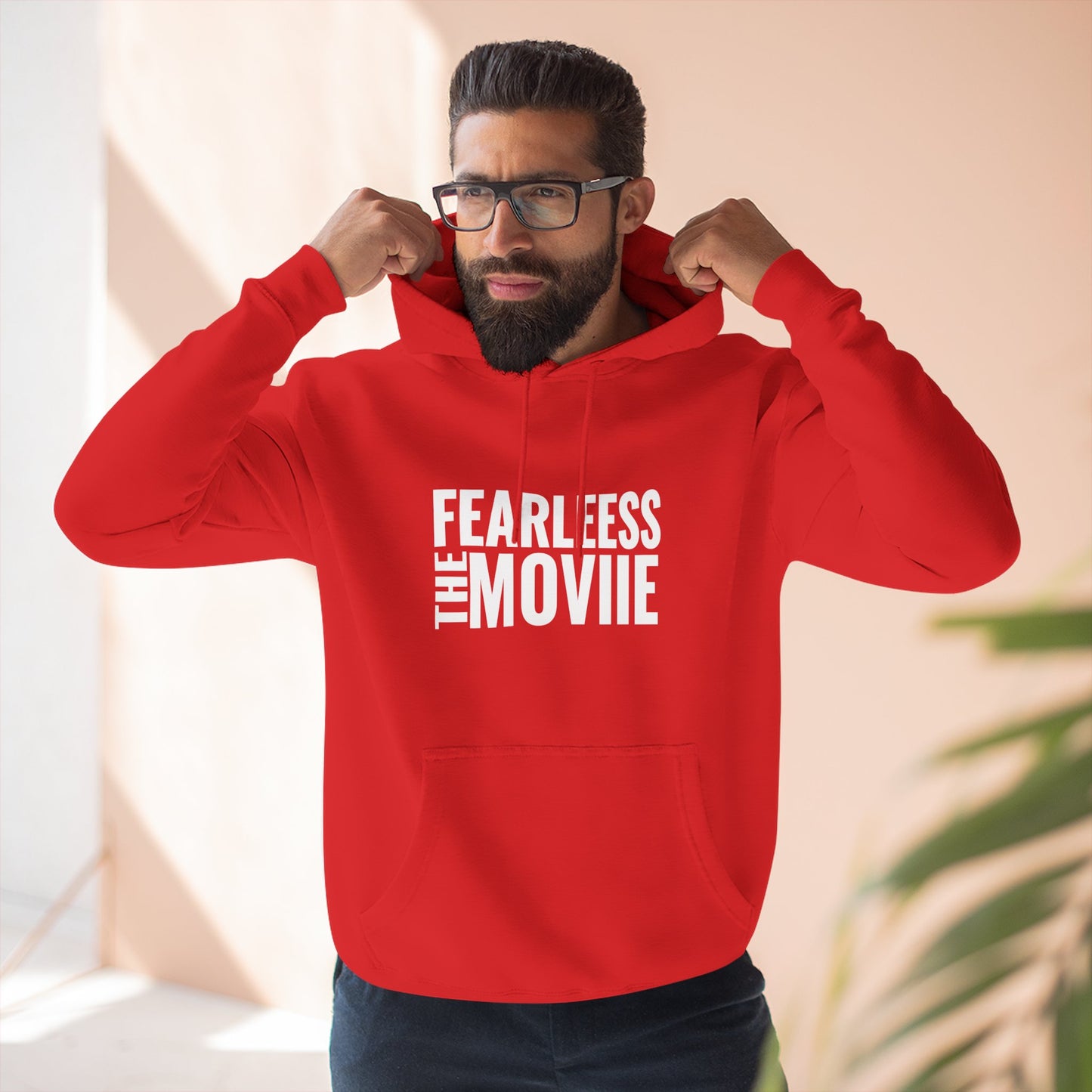 Fearless Movie Three-Panel Fleece Hoodie - Cozy Sweatshirt for Movie Lovers, Perfect Gift for Film Buffs, Ideal for Relaxing, [...]