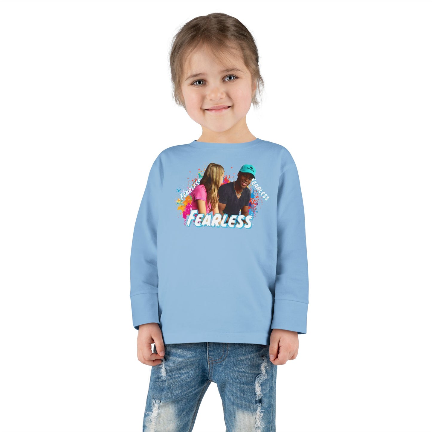 Colorful Toddler Long Sleeve Tee - Perfect for Playdates, Birthdays, Gender Neutral, Everyday Wear, Gift for Kids