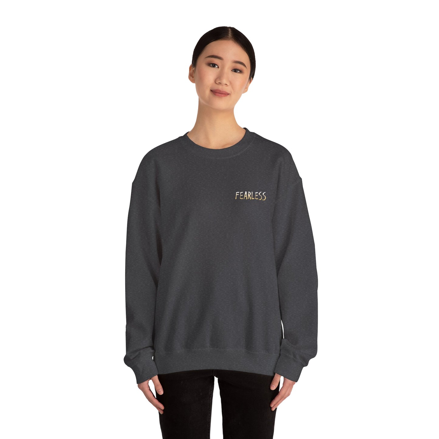Fearless Crewneck Sweatshirt - Cozy Style for Bold Individuals, Unisex Pullover for Everyday Wear, Gift for Friends & Family
