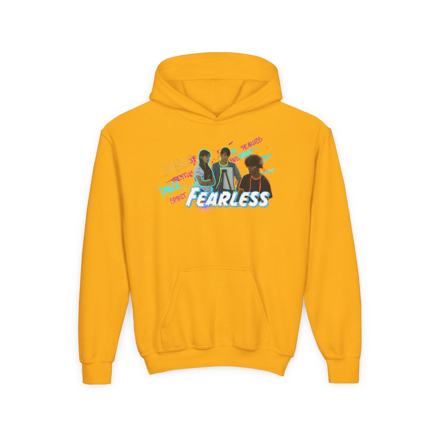 Youth Fearless Hoodie - Trendy Sweatshirt for Dance Enthusiasts, Perfect Gift for Kids, Cozy Layer, Birthday Present, Dance Team Gear