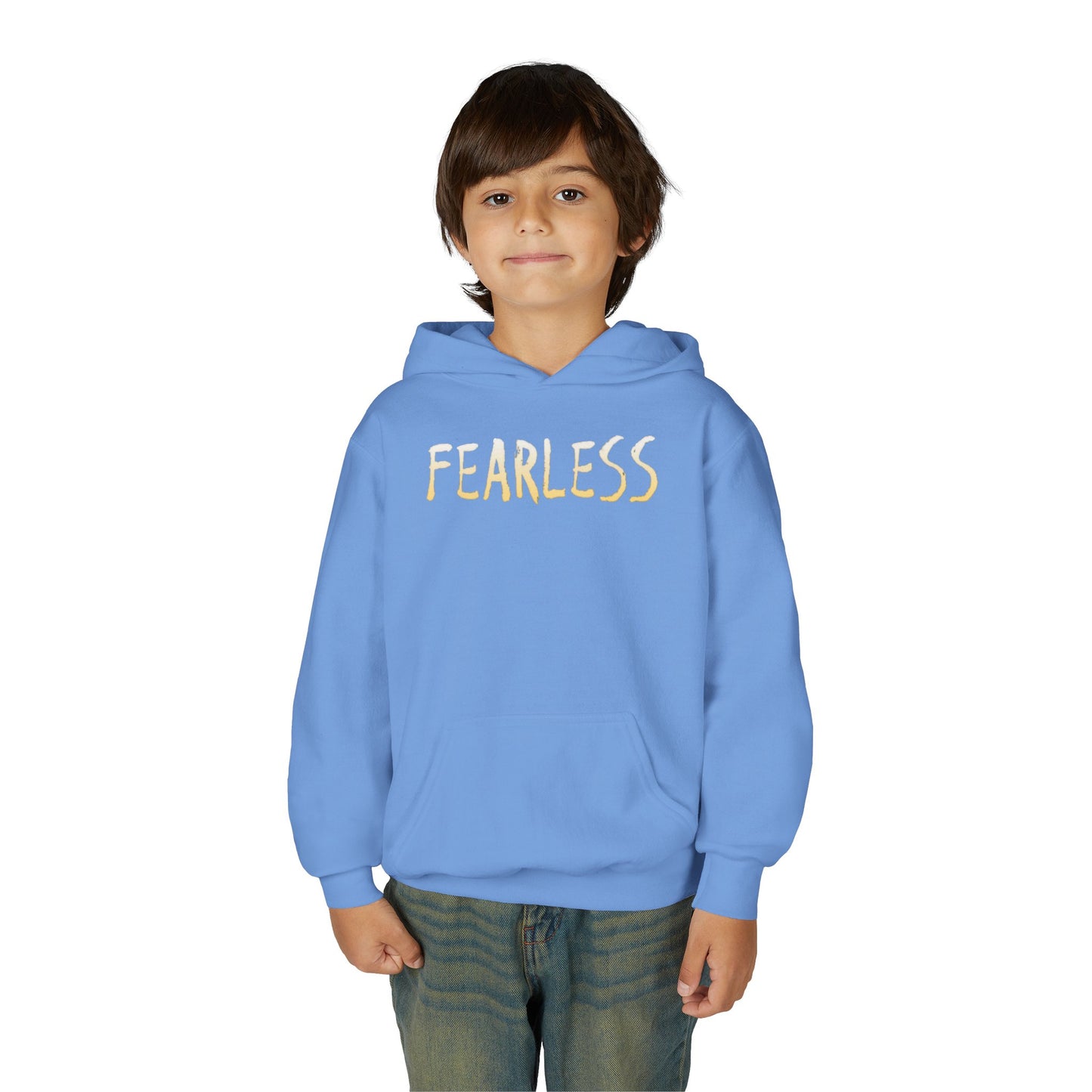 Youth Hoodie with Fearless & Dance Vibes, Inspirational Gift, Dance Apparel, Urban Style, Teen Fashion