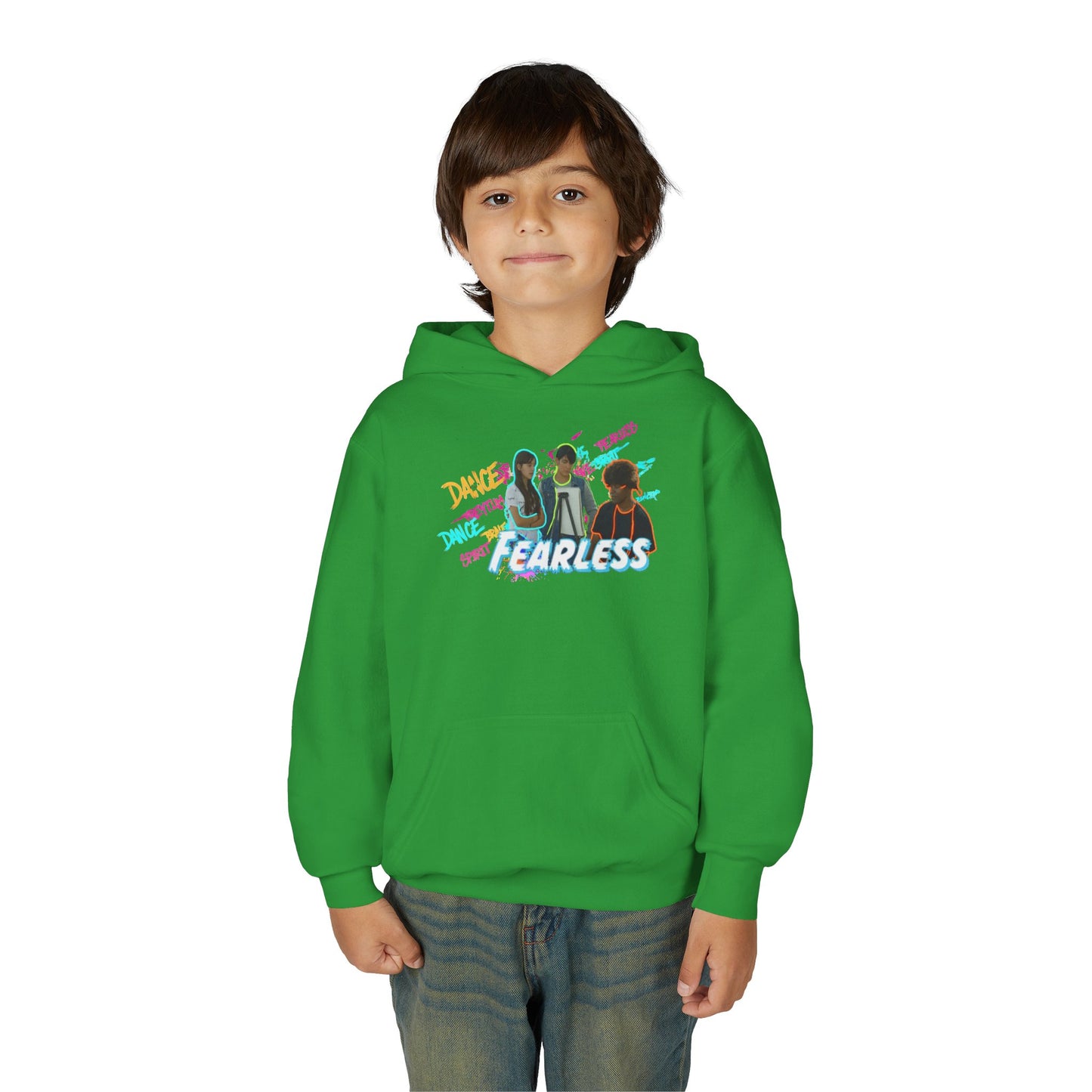 Youth Fearless Hoodie - Trendy Sweatshirt for Dance Enthusiasts, Perfect Gift for Kids, Cozy Layer, Birthday Present, Dance Team Gear