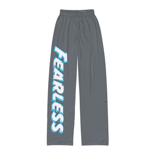 Fearless Kids Lounge Pants, Comfortable Pajama Pants for Playtime, Cute Sleepwear, Gift for Boys and Girls, Motivational Charcoal [...]