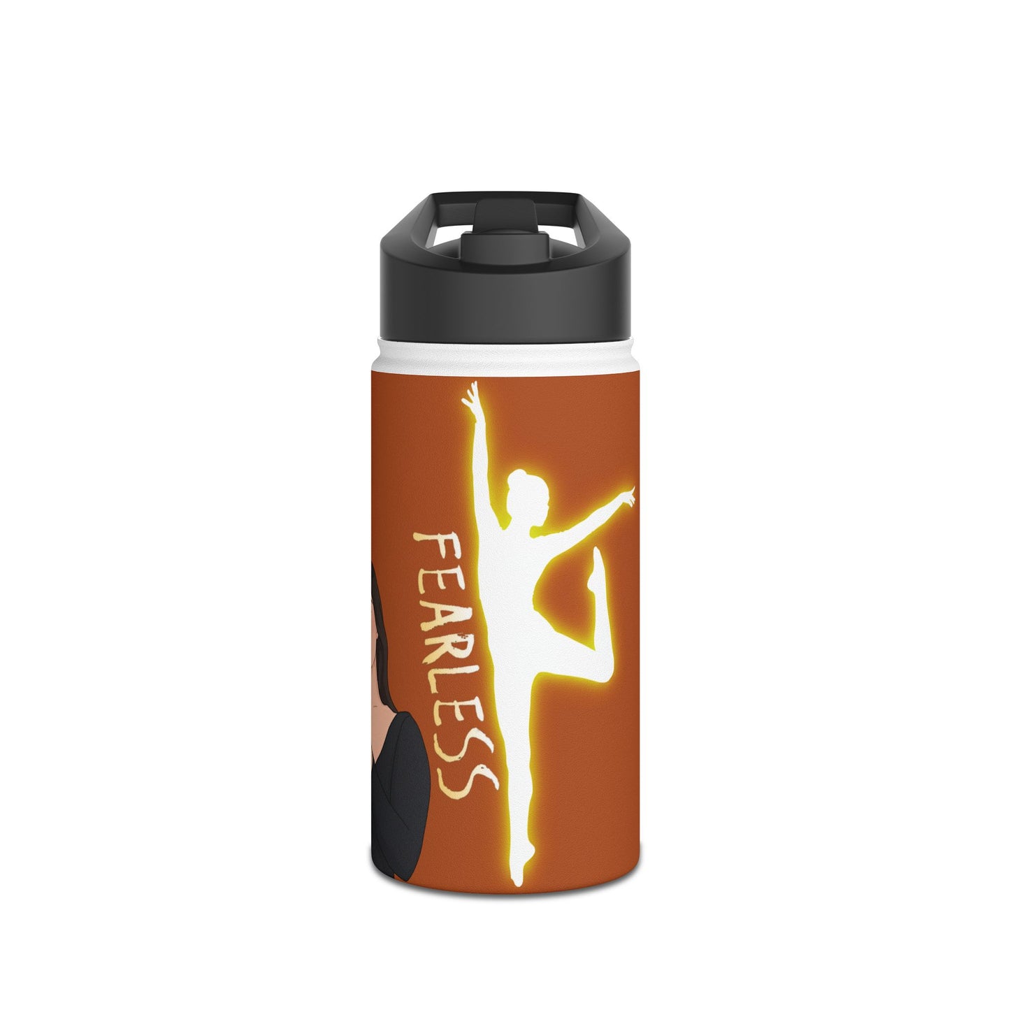 Fearless Stainless Steel Water Bottle for Dancers, Hydration on the Go, Fitness Gift, Motivational Water Bottle, Active Lifestyle, [...]