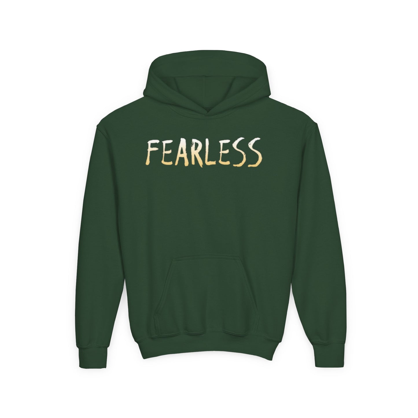 Youth Hoodie with Fearless & Dance Vibes, Inspirational Gift, Dance Apparel, Urban Style, Teen Fashion