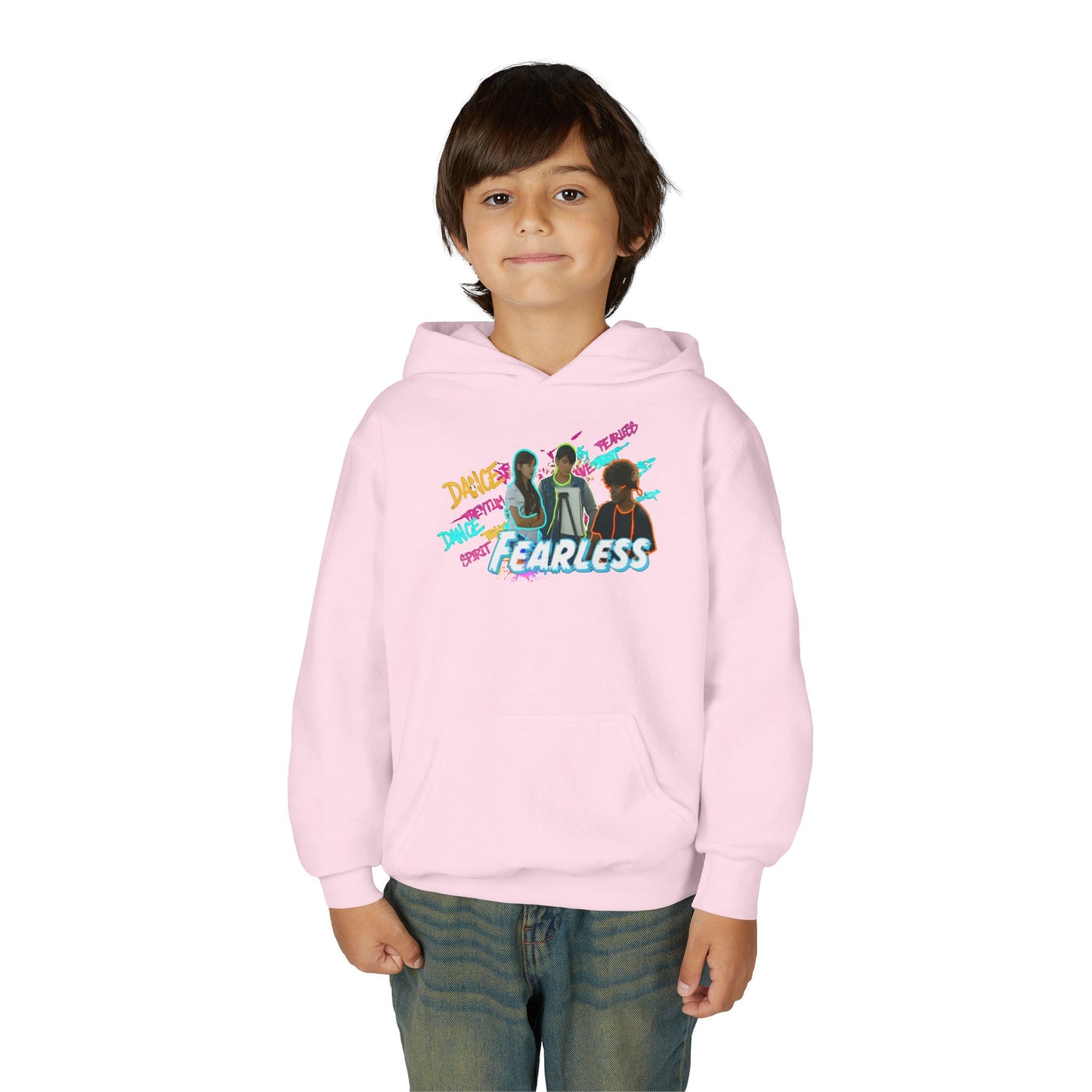 Youth Fearless Hoodie - Trendy Sweatshirt for Dance Enthusiasts, Perfect Gift for Kids, Cozy Layer, Birthday Present, Dance Team Gear