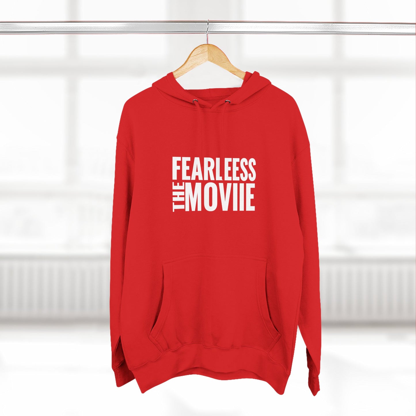 Fearless Movie Three-Panel Fleece Hoodie - Cozy Sweatshirt for Movie Lovers, Perfect Gift for Film Buffs, Ideal for Relaxing, [...]