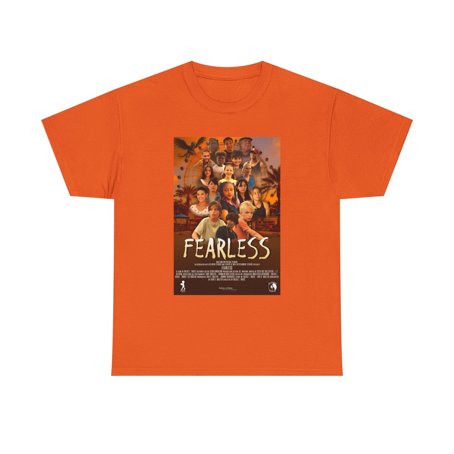 Fearless Vintage Heavy Cotton Tee - Retro Movie T-Shirt, Unisex Graphic Tee, Casual Wear, Gift for Film Lovers, Nostalgic Apparel