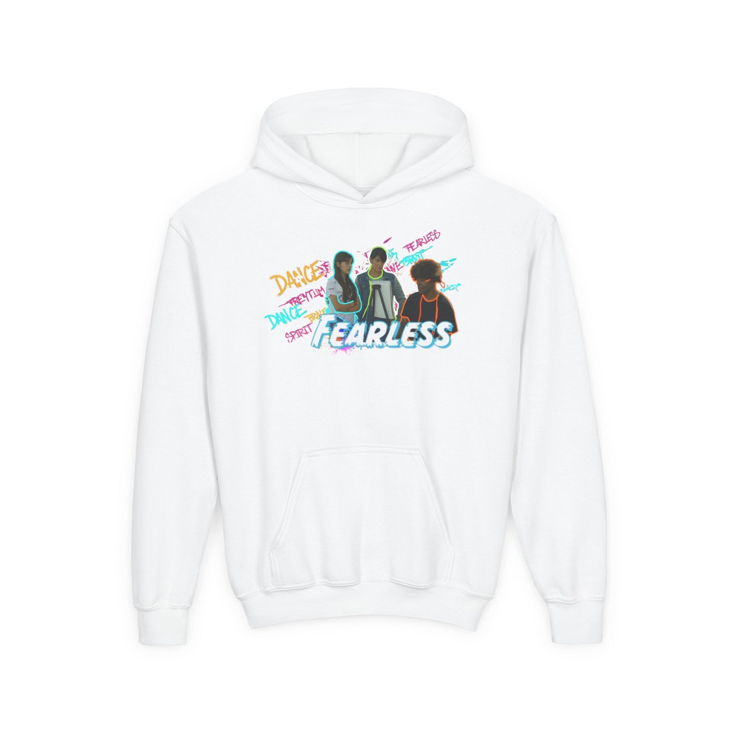 Youth Fearless Hoodie - Trendy Sweatshirt for Dance Enthusiasts, Perfect Gift for Kids, Cozy Layer, Birthday Present, Dance Team Gear
