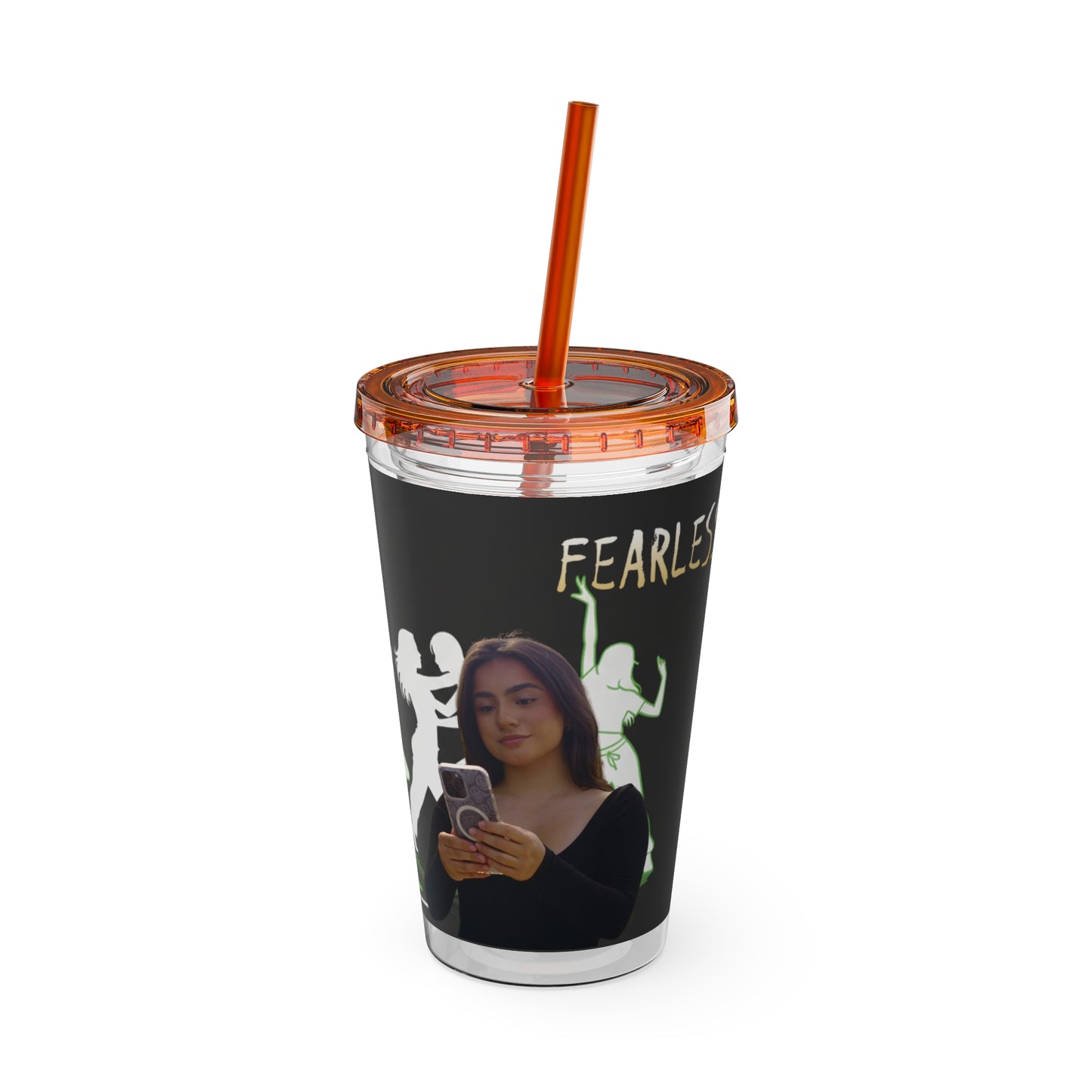 Personalized Sunsplash Tumbler with Straw, Custom Travel Cup, Drinkware for Her, Everyday Hydration, Gifts for Friends
