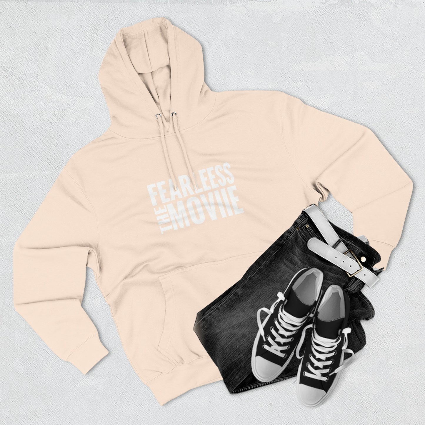 Fearless Movie Three-Panel Fleece Hoodie - Cozy Sweatshirt for Movie Lovers, Perfect Gift for Film Buffs, Ideal for Relaxing, [...]