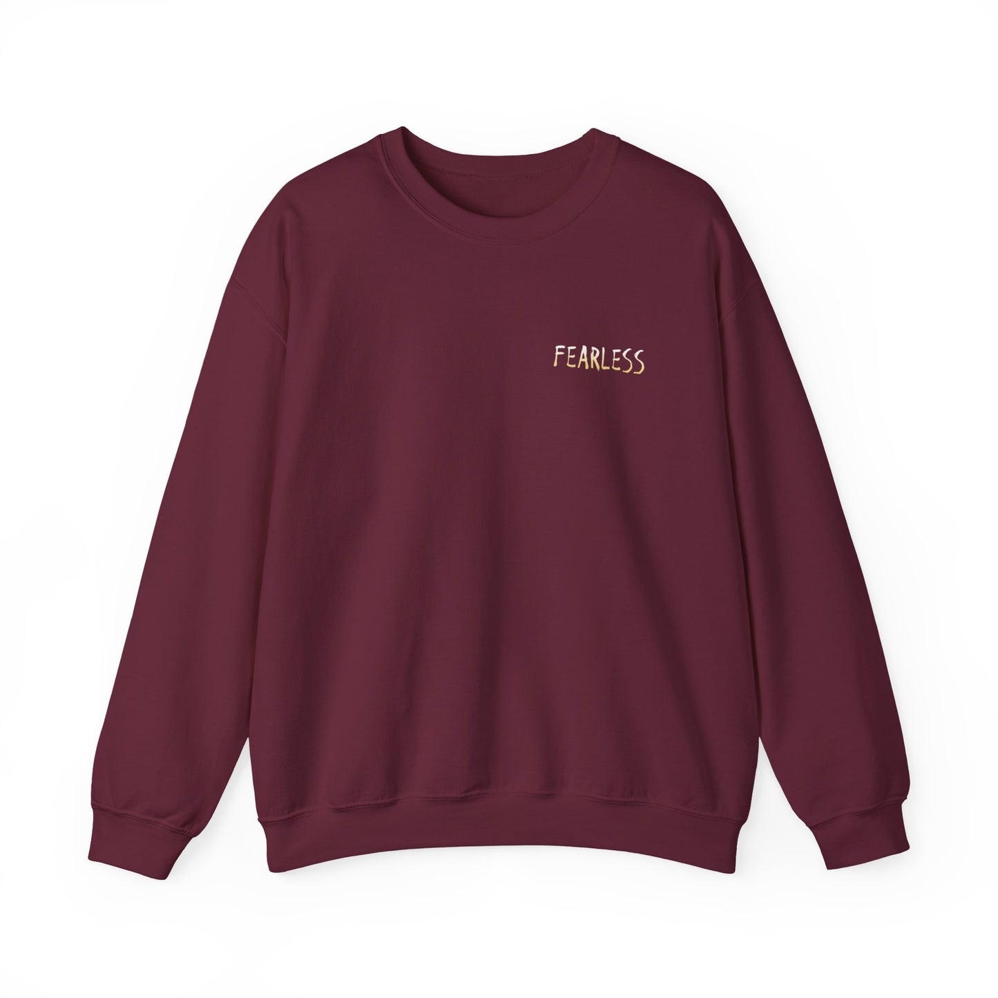 Fearless Crewneck Sweatshirt - Cozy Style for Bold Individuals, Unisex Pullover for Everyday Wear, Gift for Friends & Family