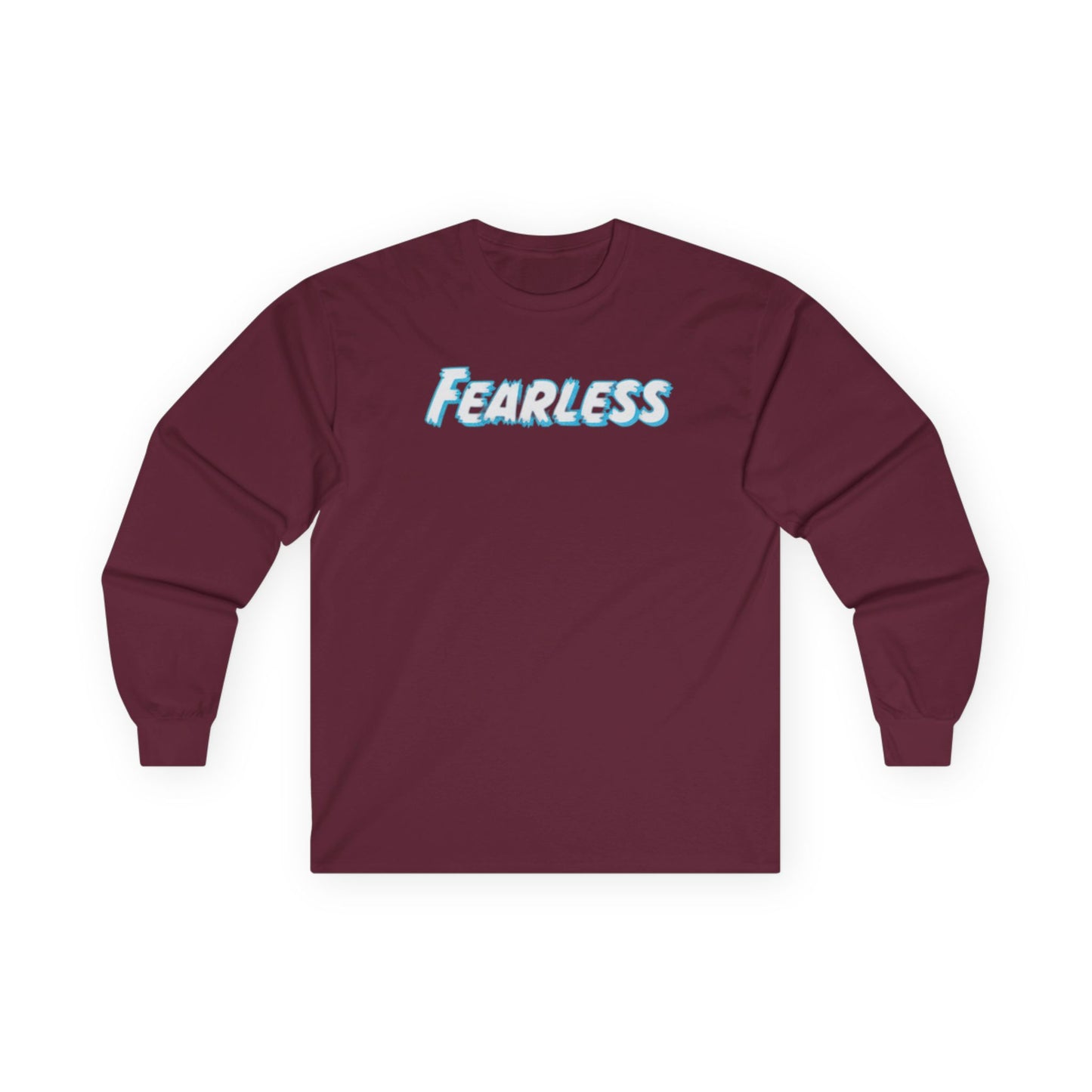 Fearless Long Sleeve Tee, Unisex Casual Shirt, Motivational Apparel, Gift for Him/Her, Trendy Graphic Tee, Everyday Wear