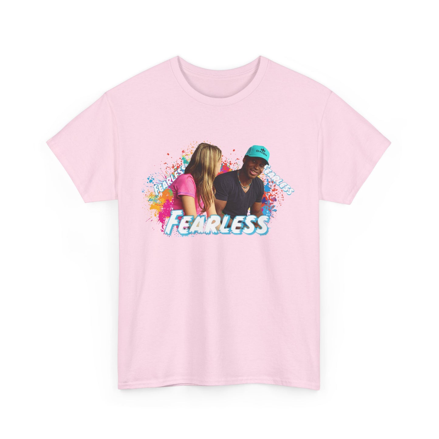 Fearless Unisex Heavy Cotton Tee, Bold Graphic Tee, Casual Wear, Gift for Friends, Motivational Shirt, Everyday Essentials