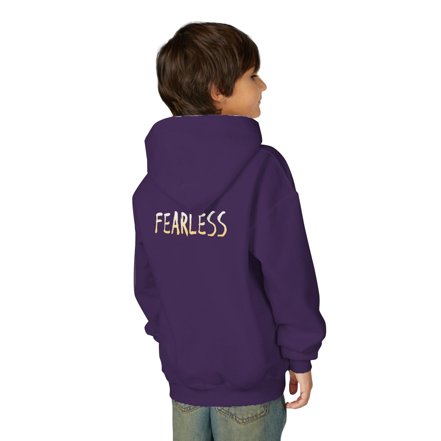 Fearless Family Fun Youth Sweatshirt | Cozy Gift for Kids | Family Gatherings | Trendy Fashion | Cool Kids Hoodie | Inspirational Apparel