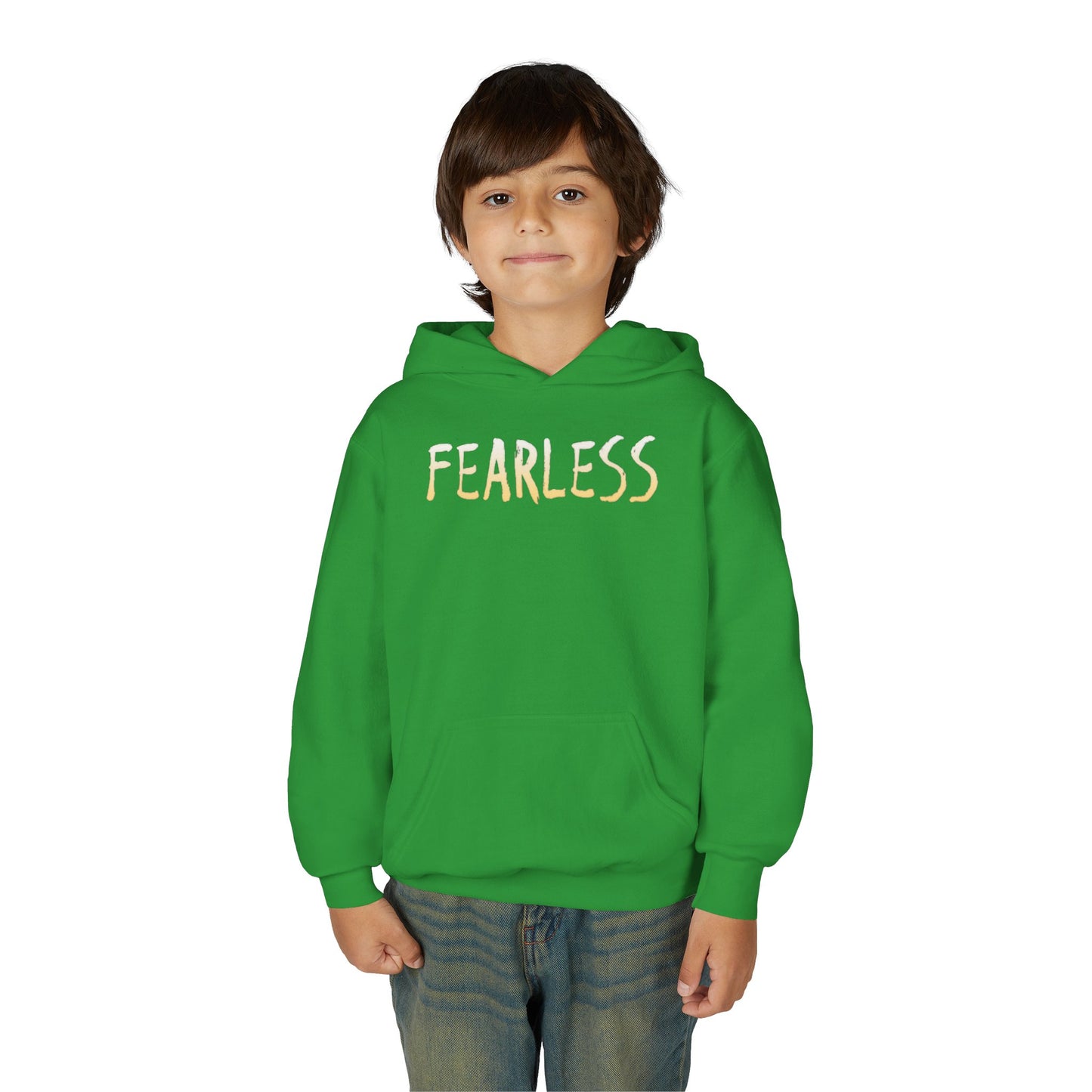 Youth Hoodie with Fearless & Dance Vibes, Inspirational Gift, Dance Apparel, Urban Style, Teen Fashion