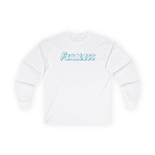 Fearless Long Sleeve Tee, Unisex Casual Shirt, Motivational Apparel, Gift for Him/Her, Trendy Graphic Tee, Everyday Wear